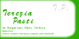 terezia pasti business card