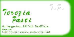 terezia pasti business card